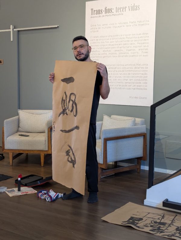 Oficina kakizome, com Luiz Fukushiro